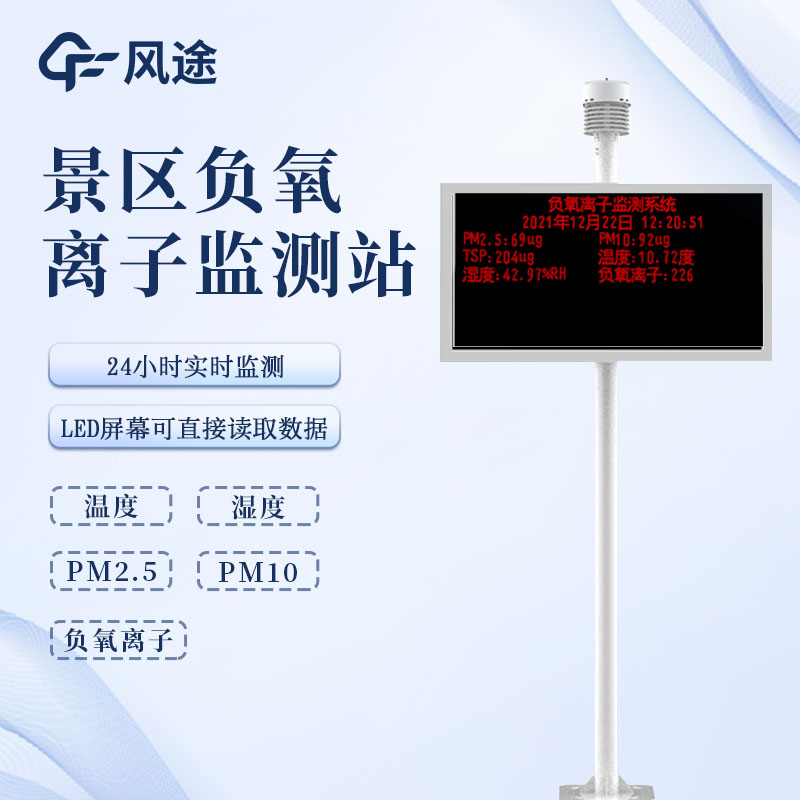 負氧離子在線監測儀：從參數監測到遠程管理，多場景適配的監測設備